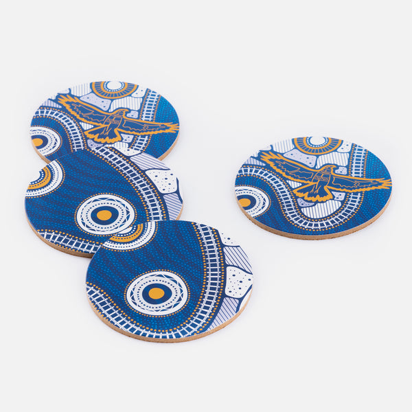 Indian Pacific Indigenous Printed Coasters