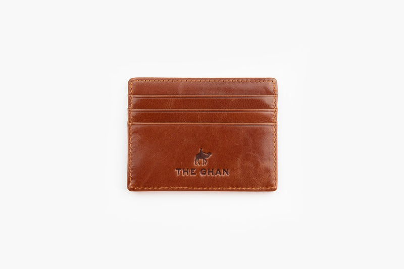 Leather Cardholder 'Golden Ghan'