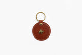 Leather Keyring 'Golden Ghan'