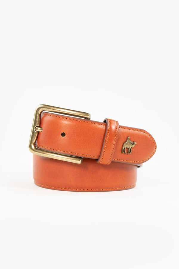 Leather Belt 'Golden Ghan'