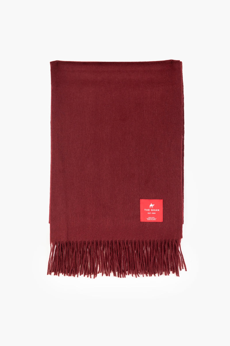 Scarf 'The Ghan' Burgundy