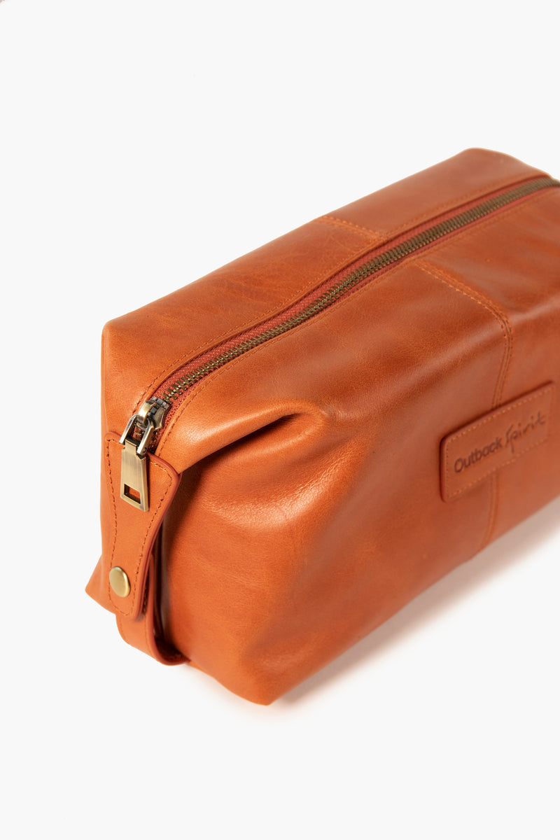 Leather Toiletry Bag Outback Spirit