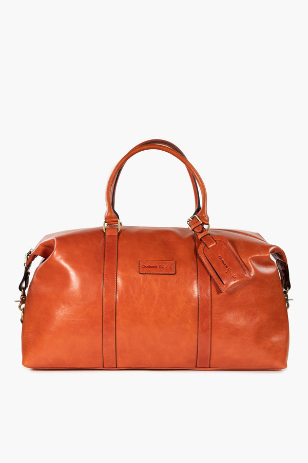 Outback Spirit Leather Weekender Bag