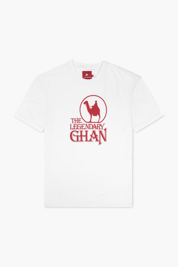 'Vintage Ghan' T-Shirt White