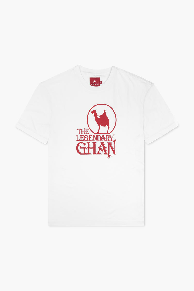 'Vintage Ghan' T-Shirt White