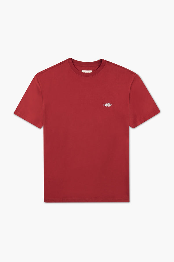 'Barramundi Lodge' T-Shirt Burgundy