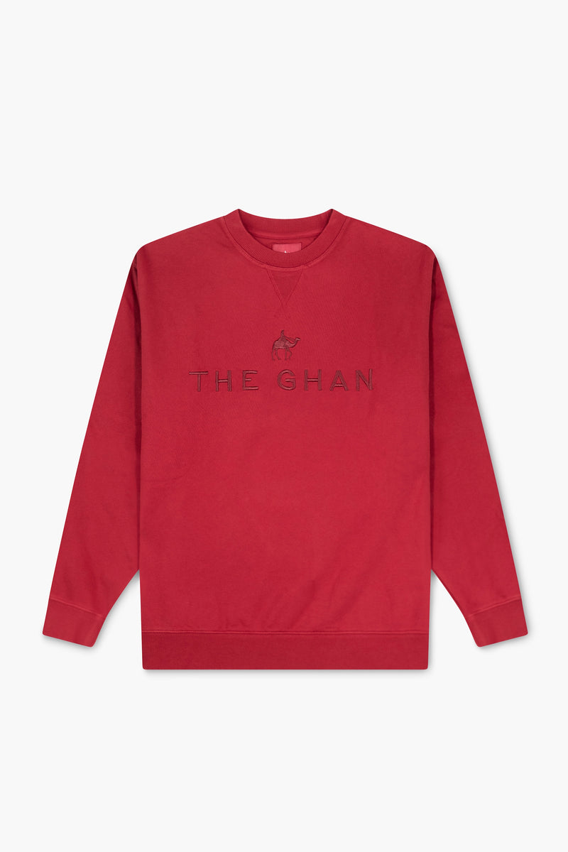 'The Ghan' Sweatshirt Burgundy