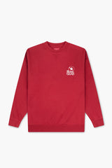 'Vintage Ghan Emblem' Sweatshirt Burgundy