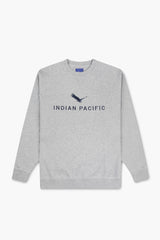 'Signature Indian Pacific' Sweatshirt Grey