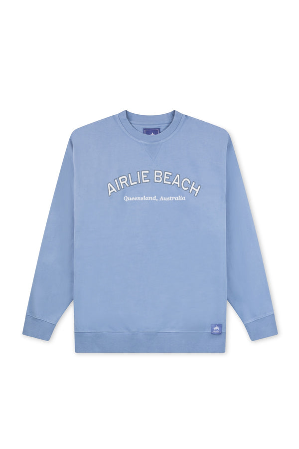 'Airlie Beach' Sweatshirt Faded Blue