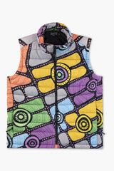 'Skydeck Indigenous' Puffer Vest