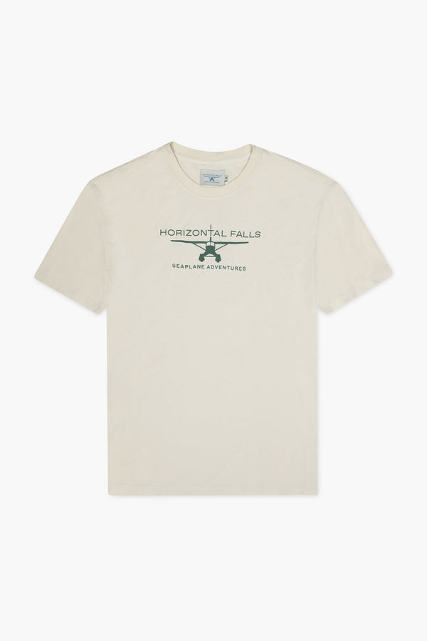 'Horizontal Falls' T-Shirt Off White
