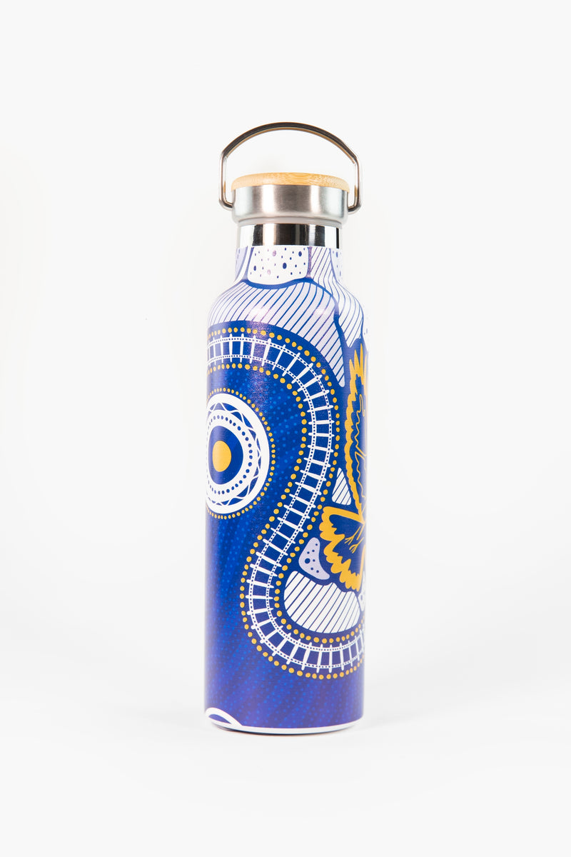 'Indian Pacific Indigenous' Water Bottle 600ml