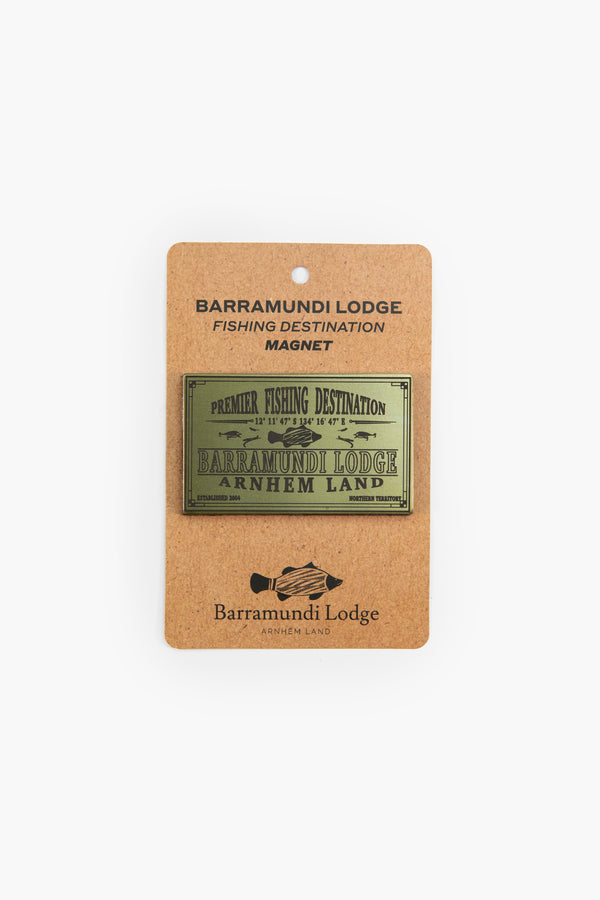 'Barramundi Lodge Fishing Destination' Magnet