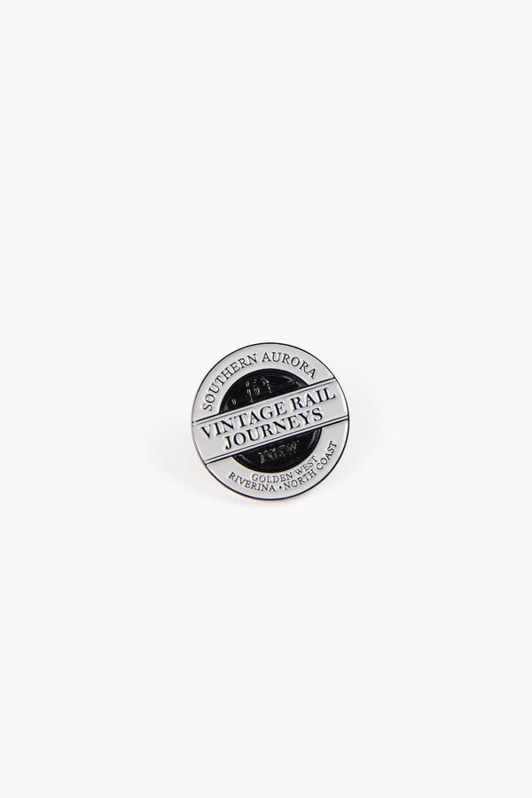 Vintage Rail Journeys Motif Lapel Pin