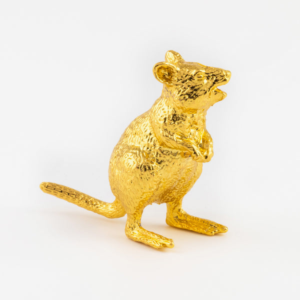 Rottnest Express Quokka Gold Figurine