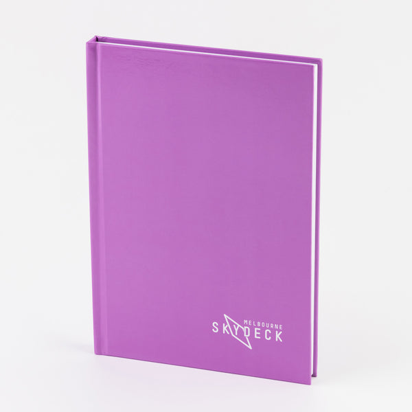 Melbourne Skydeck Notebook Purple