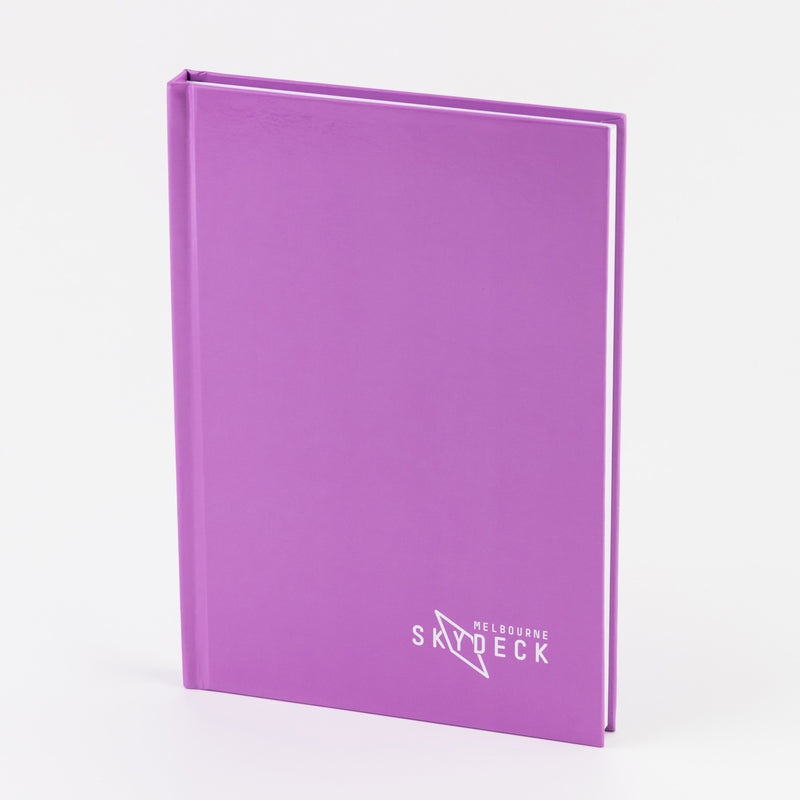 Melbourne Skydeck Notebook Purple