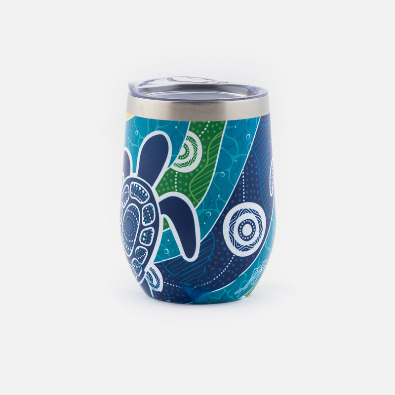 Cruise Whitsundays Indigenous Printed Coffee Cup