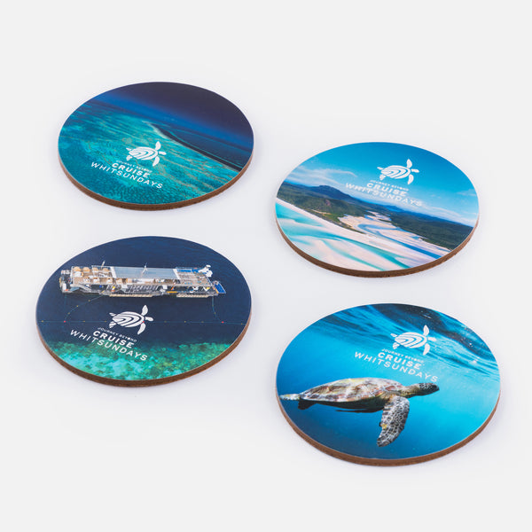 Cruise Whitsundays Coasters 4 Pack