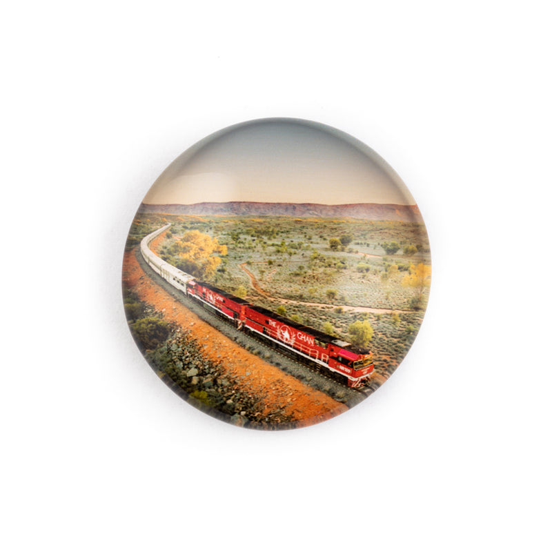The Ghan Crystal Bush Round Magnet