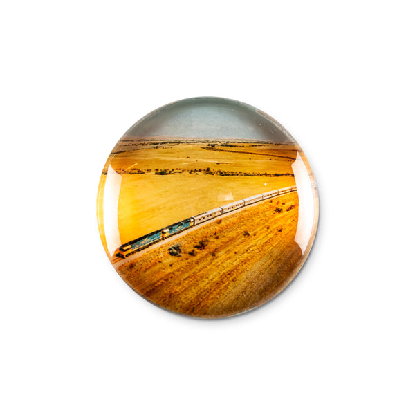 Indian Pacific Crystal Round Landscape Magnet