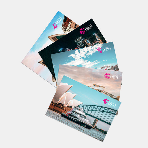 Cruise Sydney 5 Pack Postcards