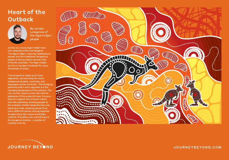 Outback Spirit Indigenous Art Notebook