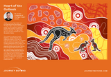 Outback Spirit Indigenous Print Cosmetic Bag